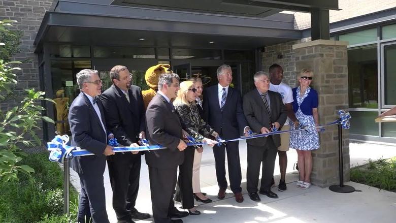 Ribbon Cutting at Penn State Abington's First Residence Hall
